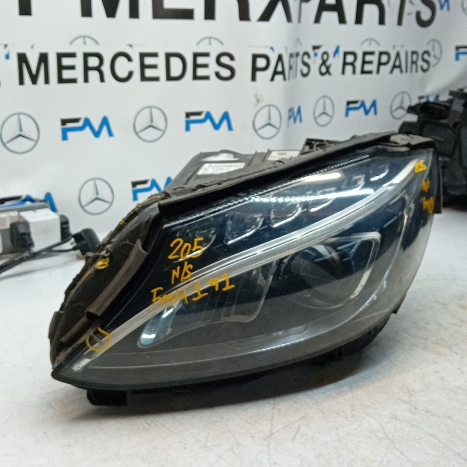 MERCEDES C-CLASS W205 N/S HIGH PERFORMANCE HEADLIGHT A2059063903 14-19 FMH191
