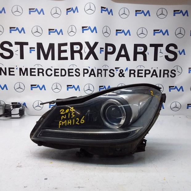2011 MERCEDES C-CLASS W204 HEADLIGHT PASSENGER NS A2048205750 FMH126 