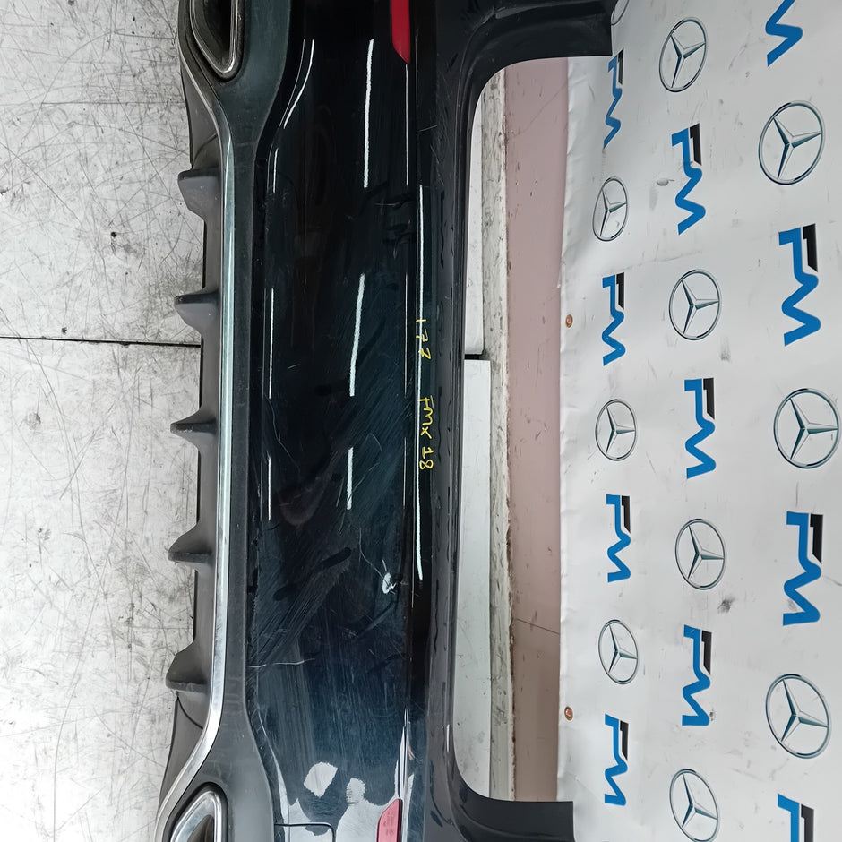MERCEDES BENZ  A-CLASS W177 REAR BUMPER A1778804701 2018 BLACK COMPLETE FMX18