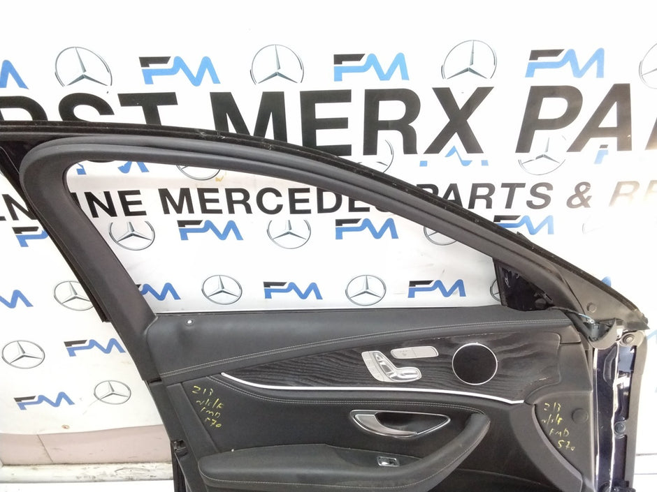 MERCEDES E-CLASS W213 SLN PASSENGER FRONTDOOR NSF BLUE 2016-2023 COMPLETE FMD570