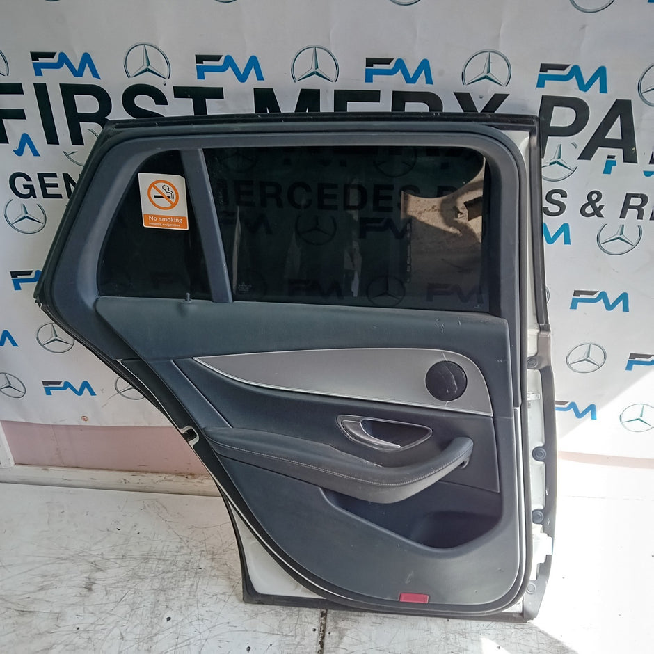 MERCEDES E-CLASS S213 EST PASSENGER REAR DOOR NSR WHITE 2016 ON COMPLETE FMD228