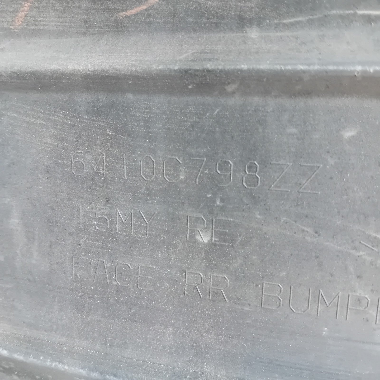 MITSUBISHI OUTLANDER MK3 REAR BUMPER BLUE 2013 COMPLETE FMX105