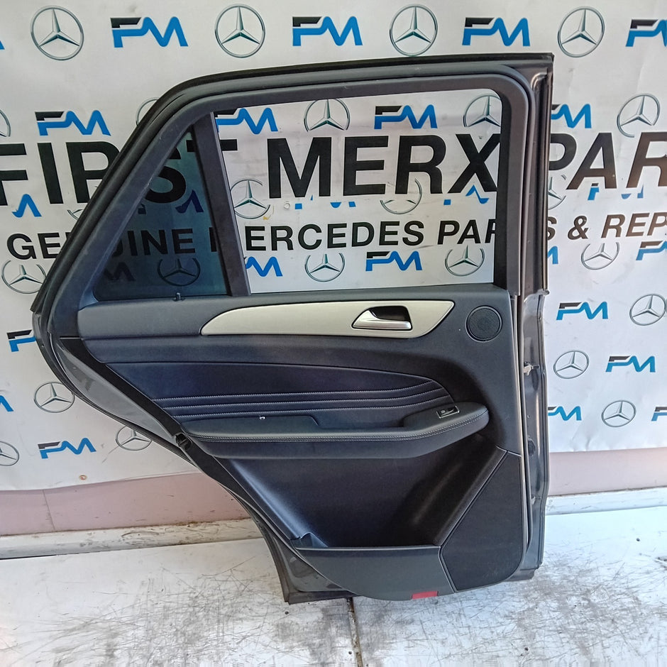 MERCEDES GLE W166 PASSENGER REAR DOOR NSR GREY 2014 ON COMPLETE FMD471