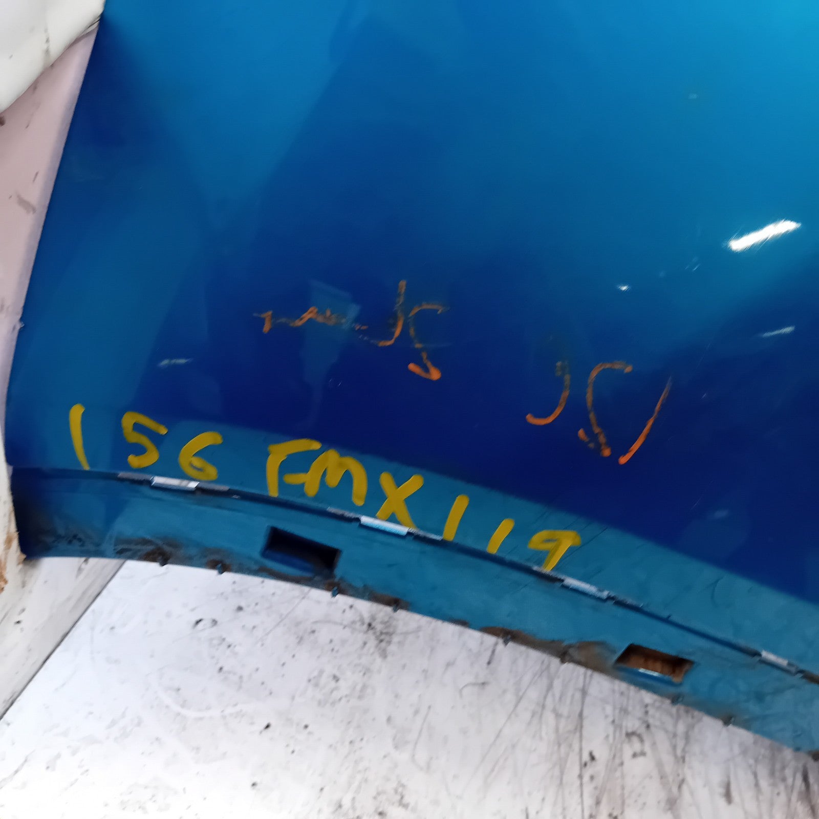 MERCEDES BENZ GLA X156 REAR BUMPER BLUE 2014-19 A1568852425 FMX119