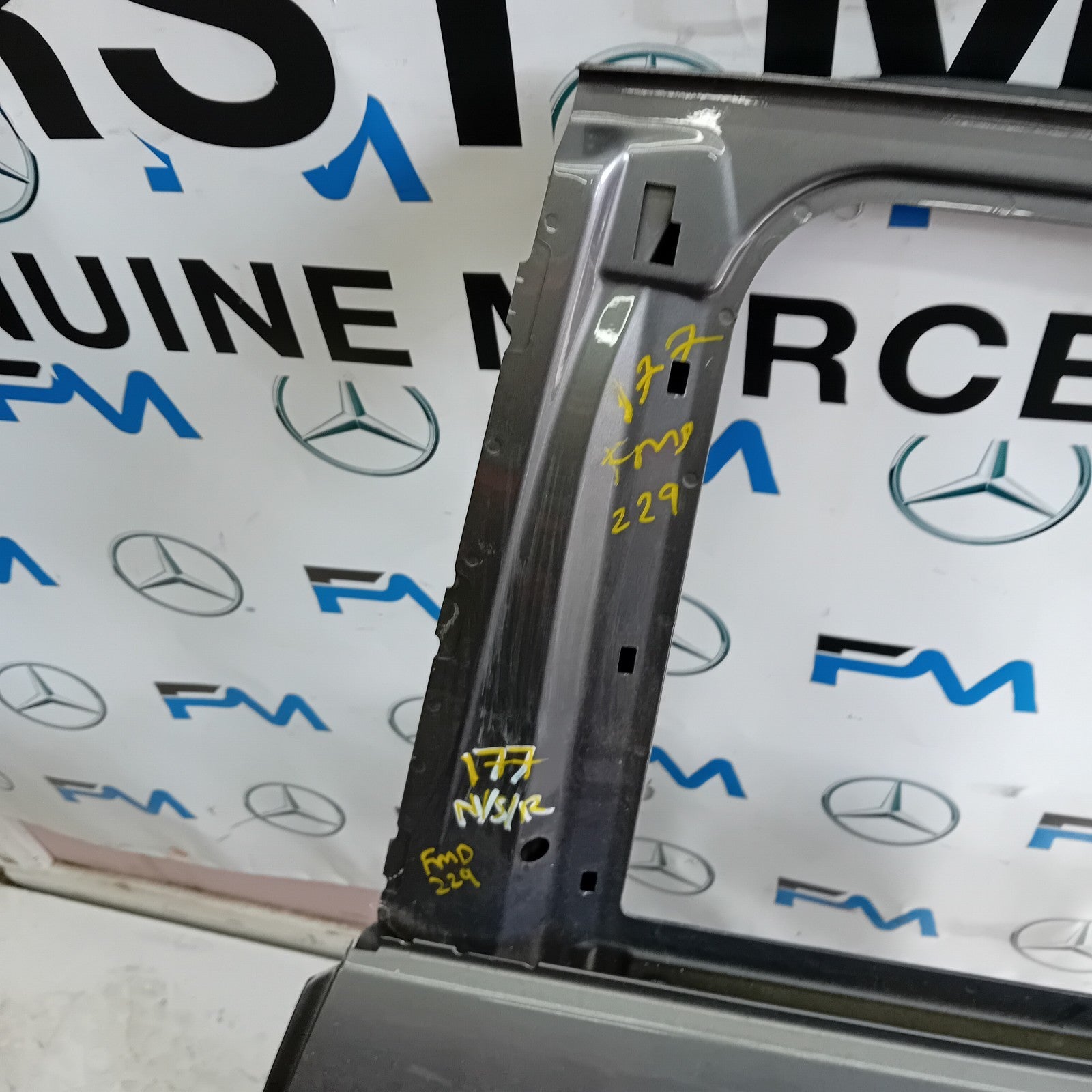 MERCEDES A-CLASS W177 PASSENGER REAR DOOR NSR GREY 2018 ON FMD229