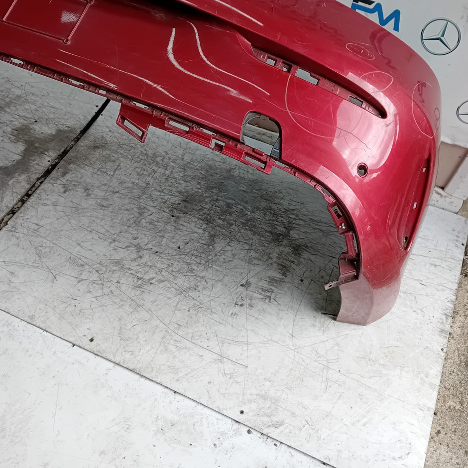 MERCEDES BENZ C-CLASS C205 CP REAR BUMPER 2014 RED FMX46