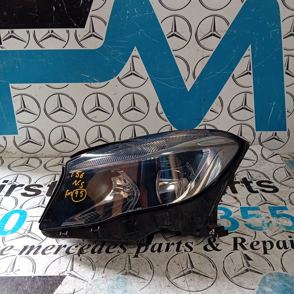 17/19 MERCEDES-BENZ W156 GLA PASSENGER NS  HALOGEN HEADLIGHT A1569061300 FMH95