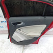 MERCEDES BENZ  A-CLASS W176 DRIVER SIDE REAR DOOR O/S/R RED COMPLETE FMD136