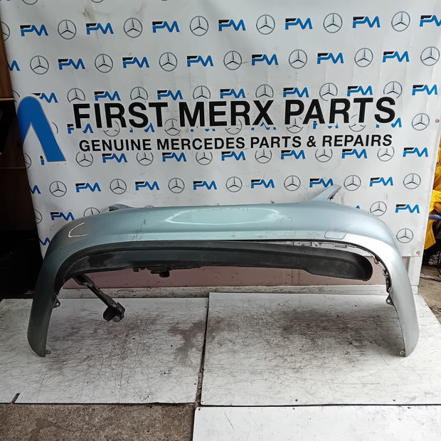 MERCEDES BENZ C-CLASS W205 SALOON REAR BUMPER 2015 SILVER A2058850138 FMX59