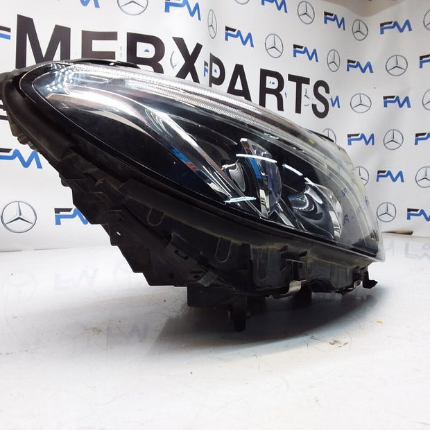 2018 MERCEDES C-CLASS W205 O/S Driver Headlight A2059068002 FMH47 LED INTELLIGEN