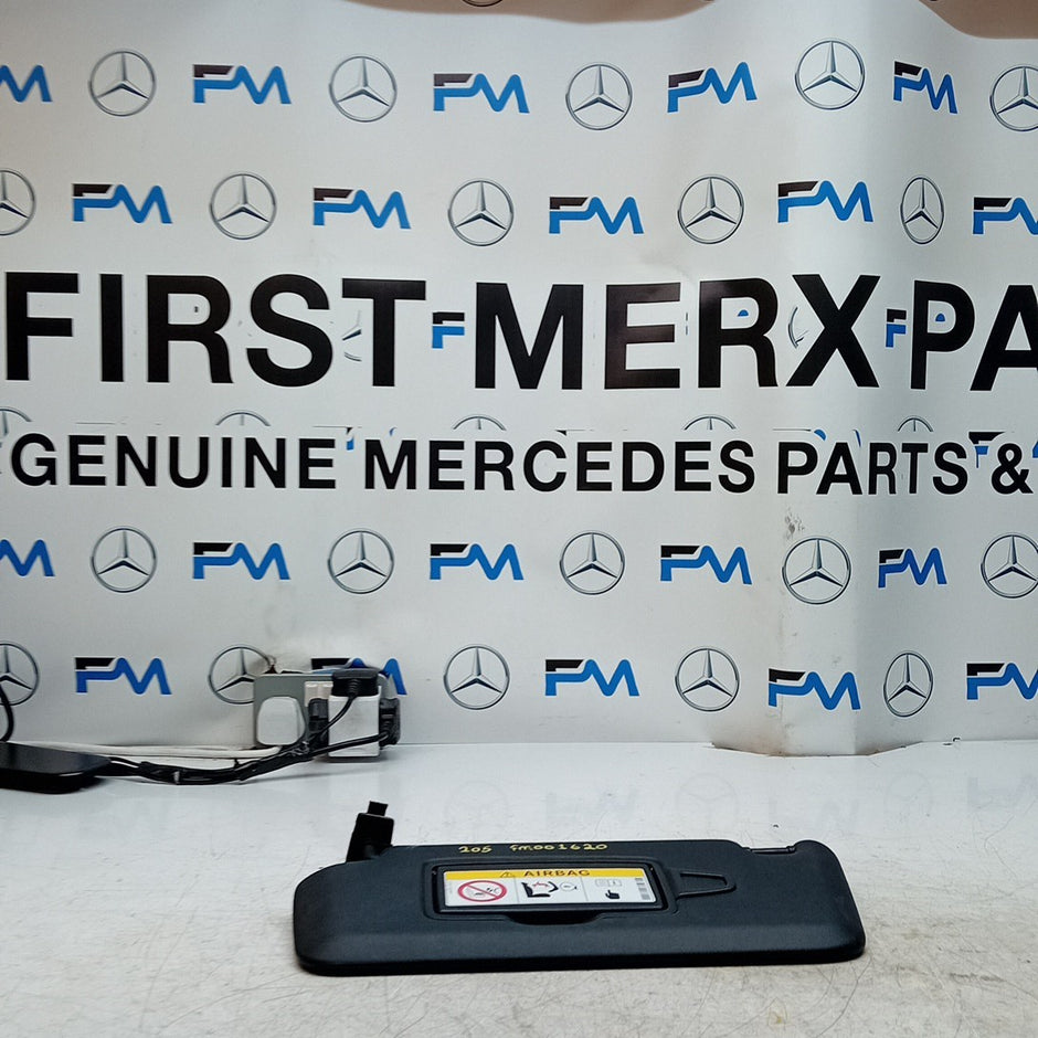 MERCEDES C-CLASS W205 SUN VISOR PASSENGER SIDE BLACK A0078173620 2014 FM001620