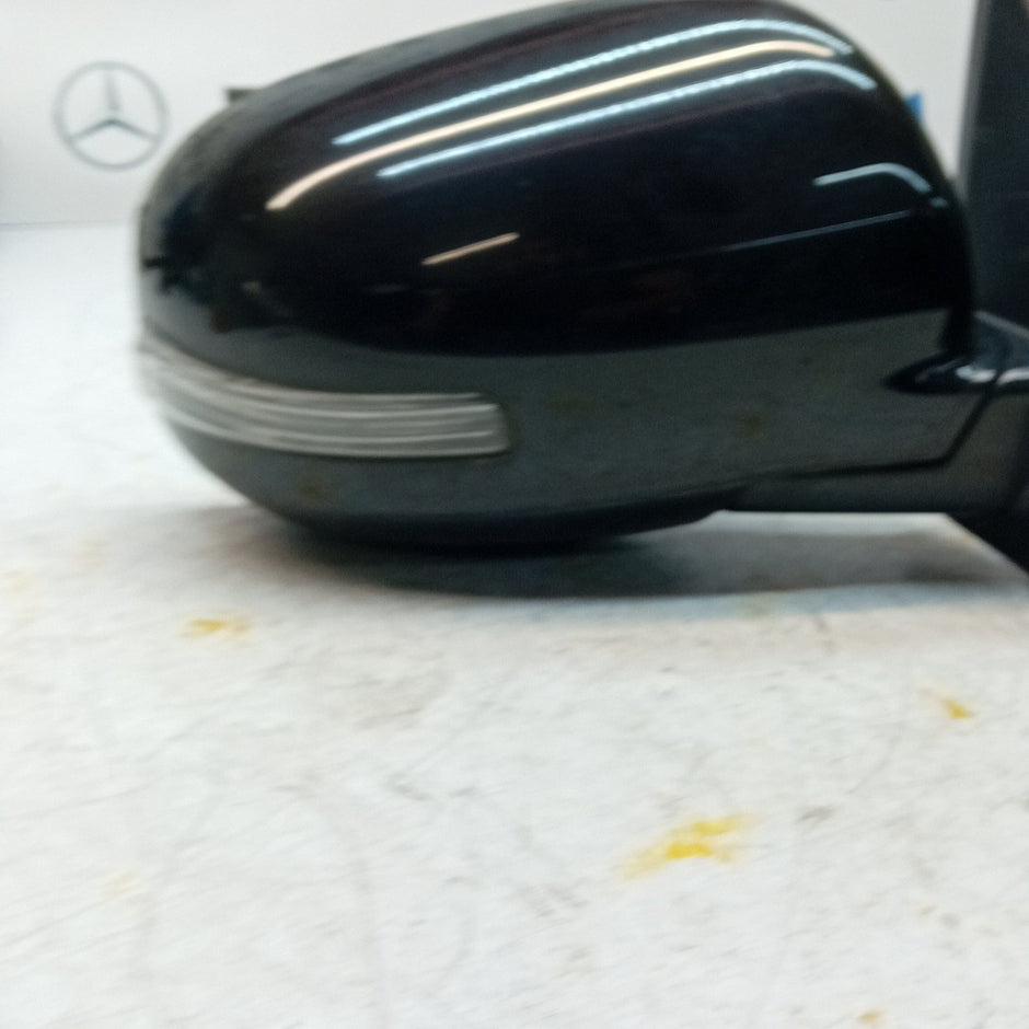 MITSUBISHI OUTLANDER MK3 DRIVER SIDE WING MIRROR OSF BLACK 2013 FMM62