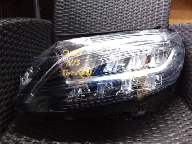 Mercedes C Class W205 AMG Left Passenger Side Led Headlight A2059066306 FM38