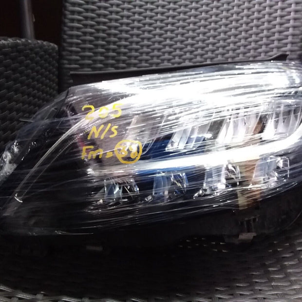 Mercedes C Class W205 AMG Left Passenger Side Led Headlight A2059066306 FM38