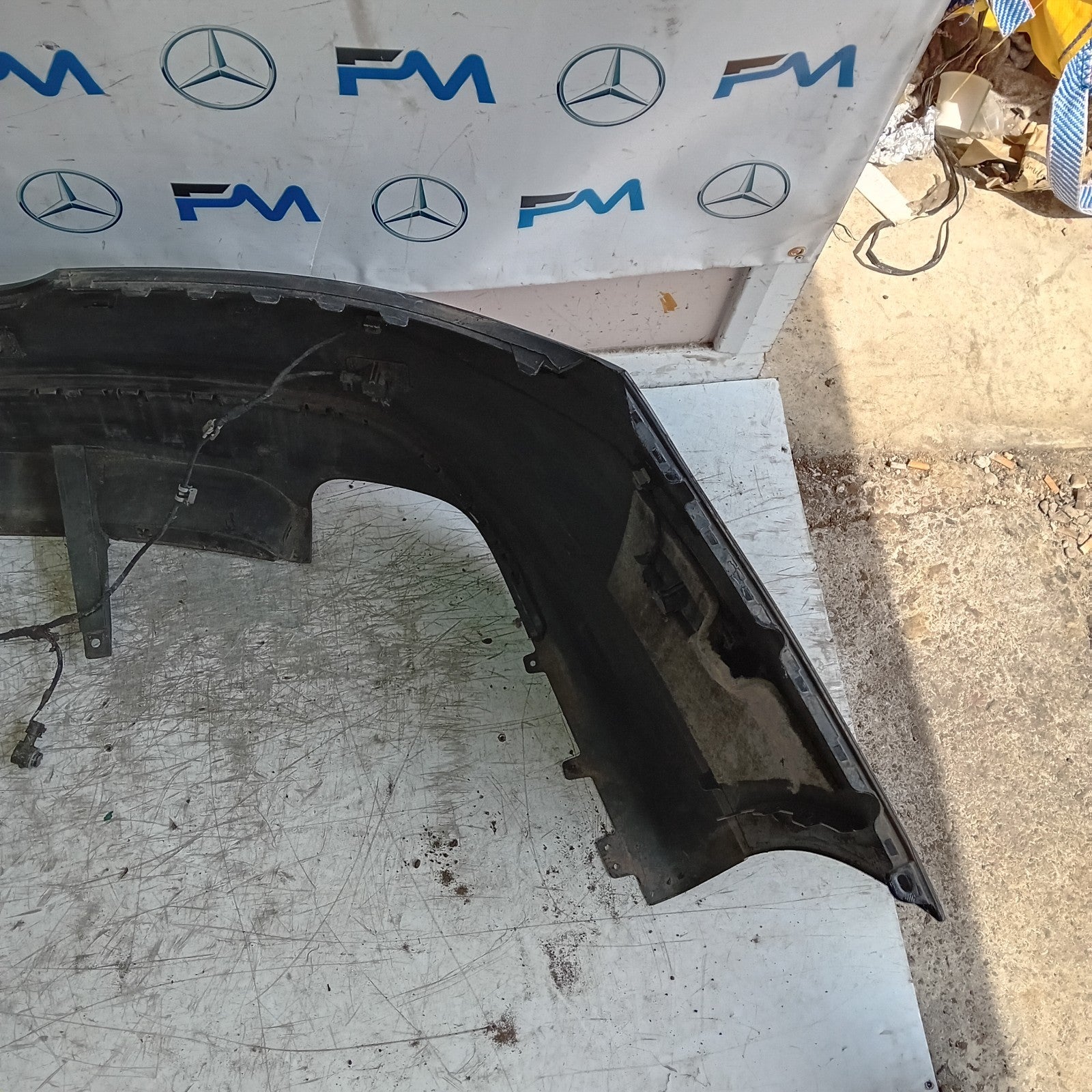 MERCEDES BENZ CLA W117 REAR BUMPER SE SPORT BLACK 2014 A1178850325 FMX138
