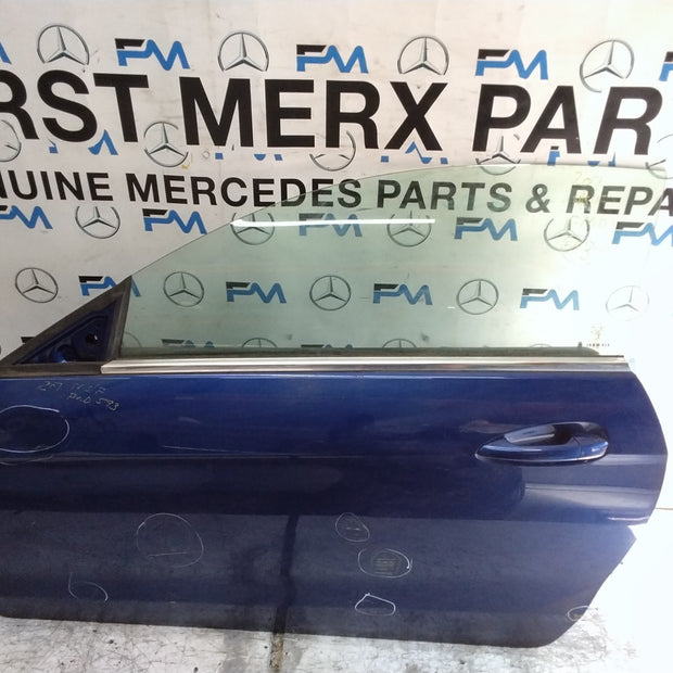 MERCEDES BENZ E-CLS W207  PASSENGER FRONT DOOR NSF BLUE 2009-16  FMD593