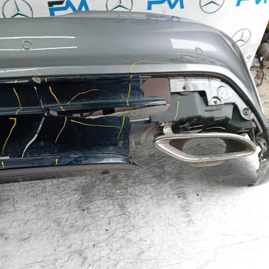MERCEDES BENZ CLA W117 REAR AMG BUMPER GREY 2013-19 A1178807100 FMX71