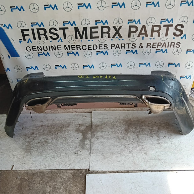 MERCEDES BENZ E-CLASS W212 REAR BUMPER BLACK 2014 A2128854465 FMX126