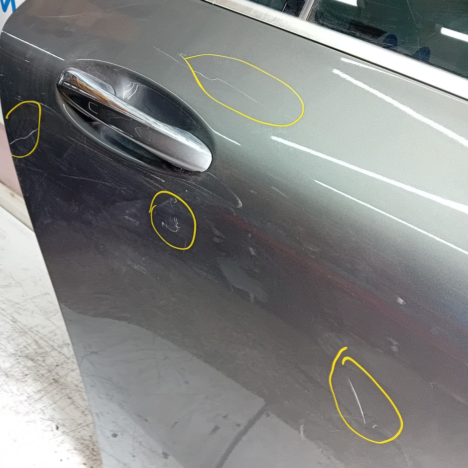 MERCEDES BENZ CLA C118 DRIVER REAR DOOR OSR GREY 2019 ON COMPLETE FMD201