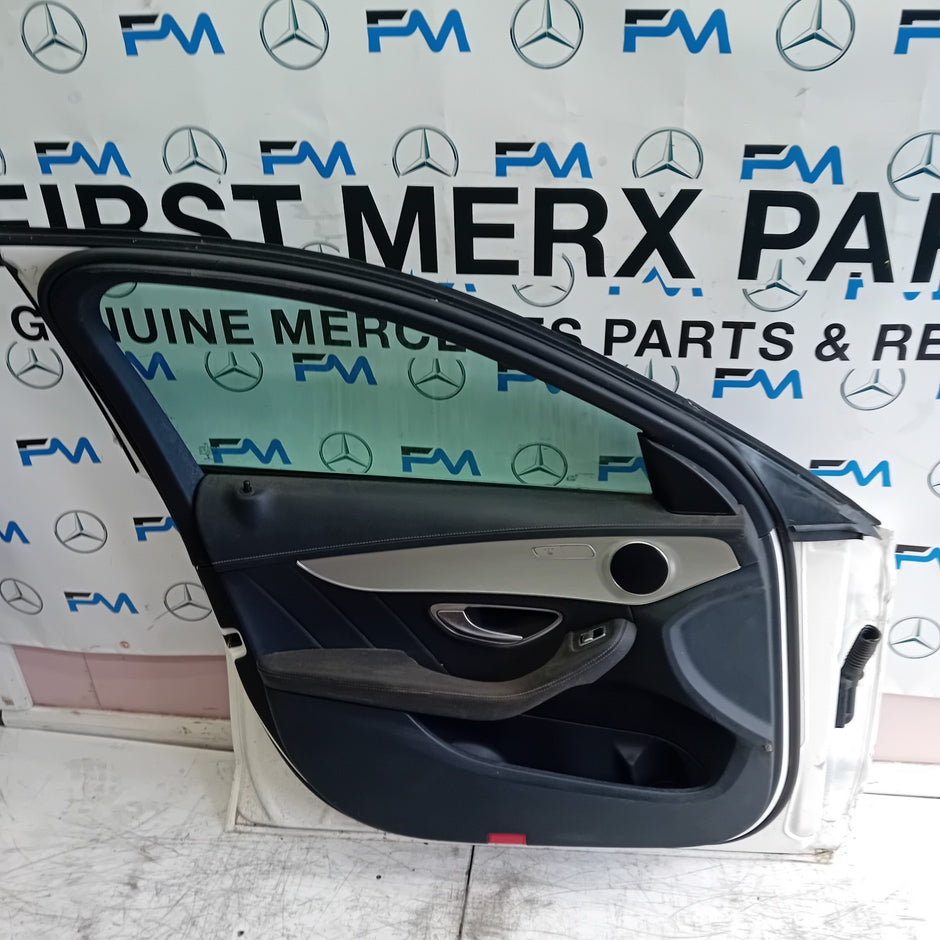 MERDEDES A-CLASS W177 DRIVER SIDE FRONT DOOR OSF WHITE 2018 ON COMPLETE FMD182