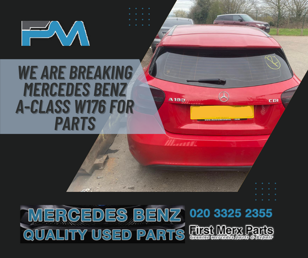 MERCEDES BENZ A-CLASS W176 /BREAKING- HEAD LIGHT , TAIL LIGHT & WING MIRROR