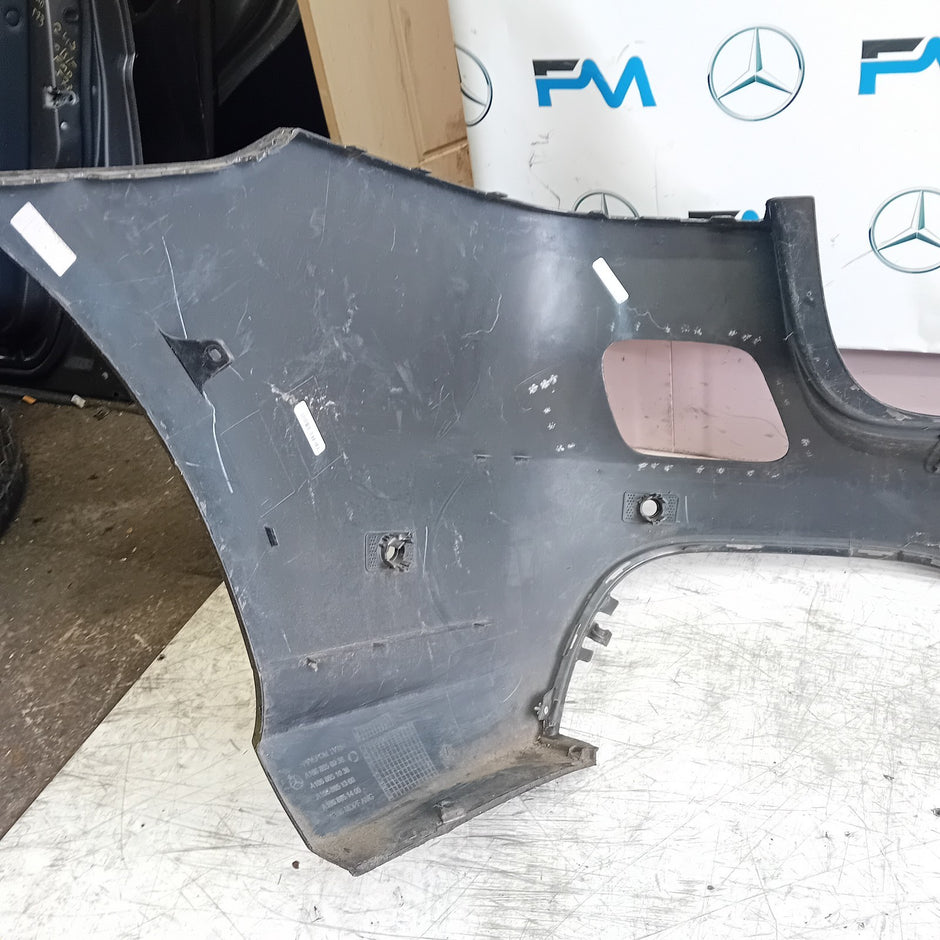 MERCEDES BENZ  GLE W166 SALOON REAR BUMPER SKIN BLACK 2016 A1668850938 FMX82