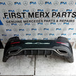 MERCEDES BENZ  A-CLASS W177 REAR BUMPER 2018 A1778800002 BLACK COMPLETE FMX23
