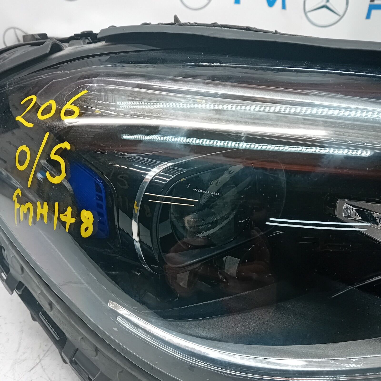 2022 MERCEDES C-CLASS W206 HEADLIGHT DRIVER OS A2069067003 FMH148 DIGITAL LIGHT