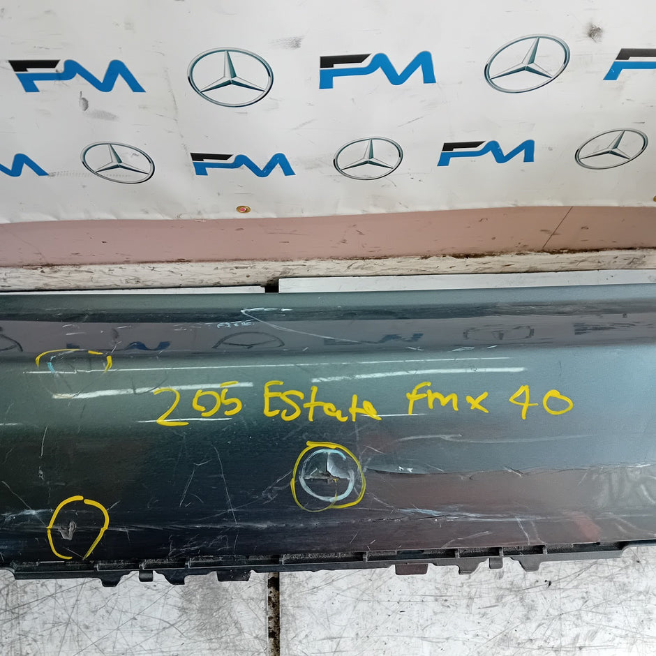 MERCEDES C-CLASS S205 EST REAR BUMPER 2014 GREY  A2058853838 COMPLETE FMX40