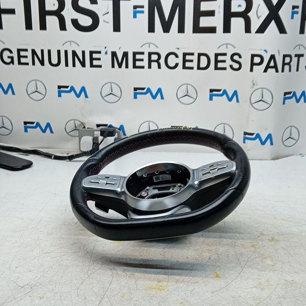 MERCEDES W205 C-CLASS MULTIFUNCTION STEERING WHEEL FL 2014 A0050004599 FM001401