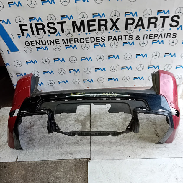 LAND ROVER SPORT REAR BUMPER RED 2013-2018 DK62 17D753AA FMX142