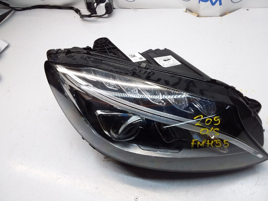 2018 MERCEDES C-CLASS W205 O/S HEADLIGHT  A2059062604 FMH55 LED HIGH PERFORMANCE