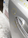MERCEDES E-CLASS W211 SLN DRIVER REAR DOOR OSR SILVER 2003-09 COMPLETE FMD338