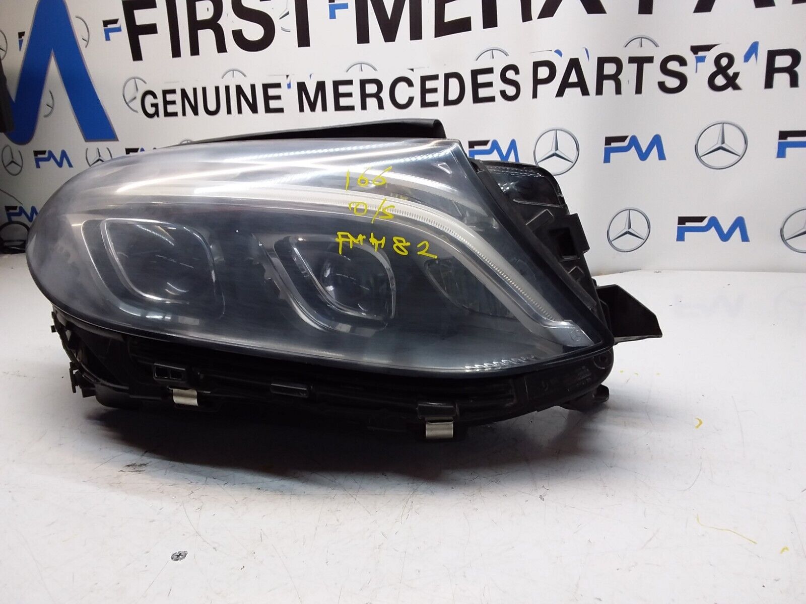 MERCEDES W166 GLE DRIVER O/S HEADLIGHT A16690622 FMH82 LED INTELLIGENT 