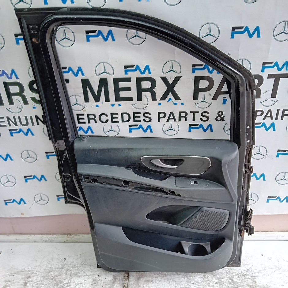 MERCEDES VITO W447 PASSENGER FRONT DOOR NSF BLACK 2014 ON COMPLETE FMD386
