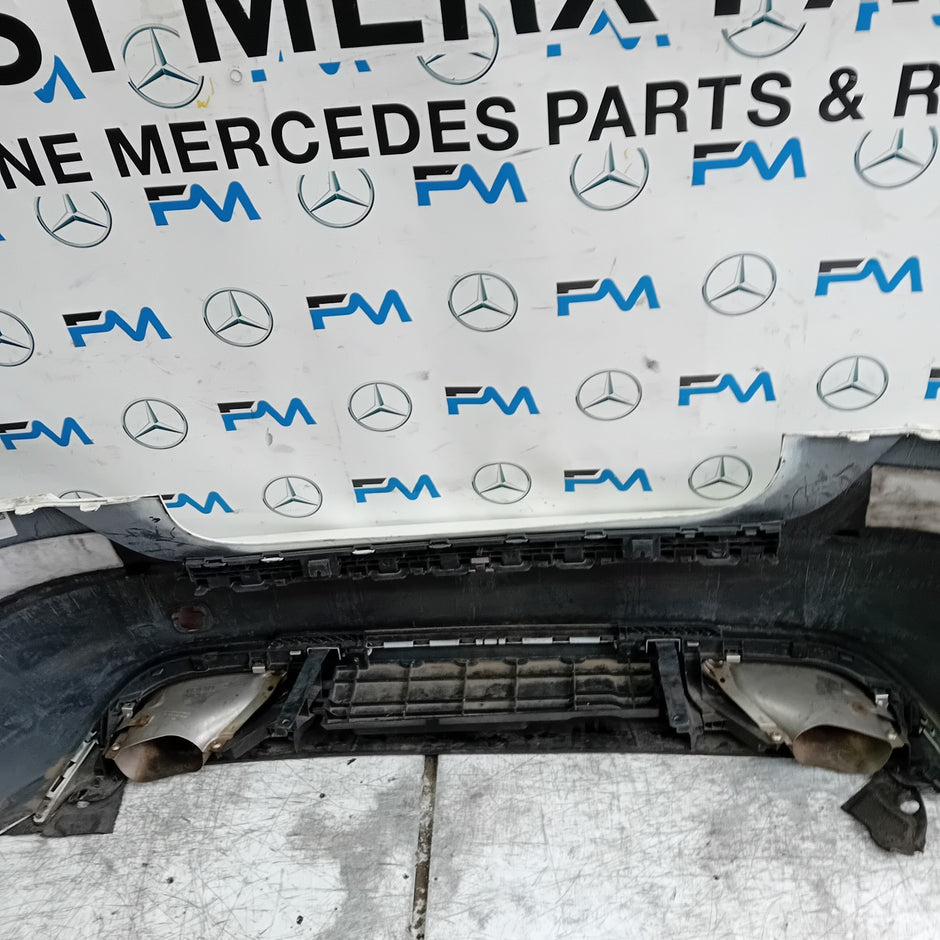 MERCEDES BENZ A-CLASS W176 REAR BUMPER 2012-18 A1768853000 WHITE FMX32