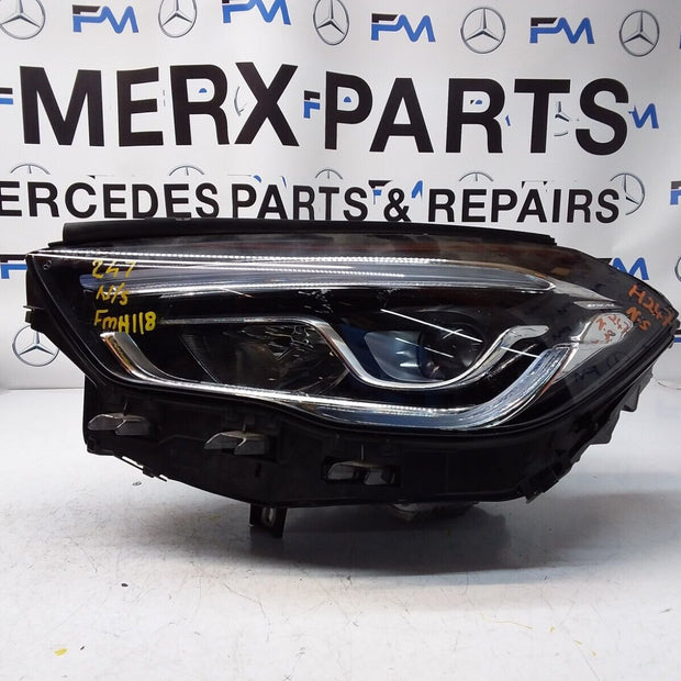 20 MERCEDES B-CLASS W247 HEADLIGHT PASSENGER SIDE NS A2479066501 FMH118 LED HIGH