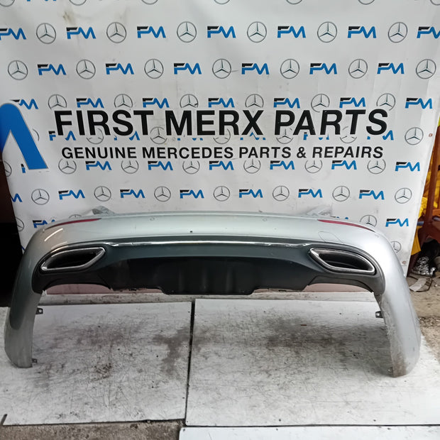 MERCEDES BENZ E-CLASS W213 SALOON REAR BUMPER SILVER 2016 A2138850025 FMX73