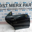 MERCEDES BENZ CLA W117 DRIVER SIDE REAR DOOR O/S/R BLACK COMPLETE FMD138