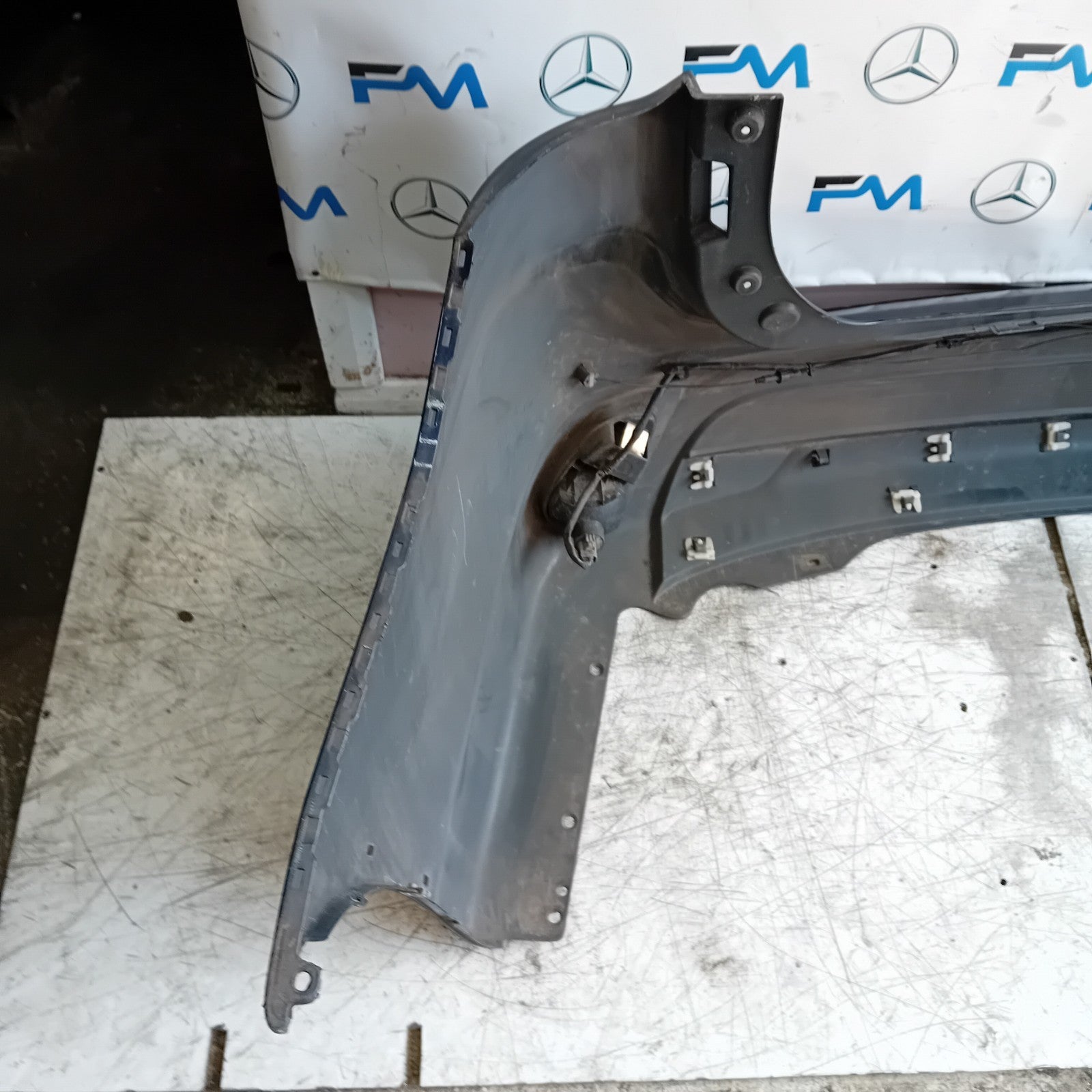 MITSUBISHI OUTLANDER MK3 REAR BUMPER BLUE 2013 COMPLETE FMX105