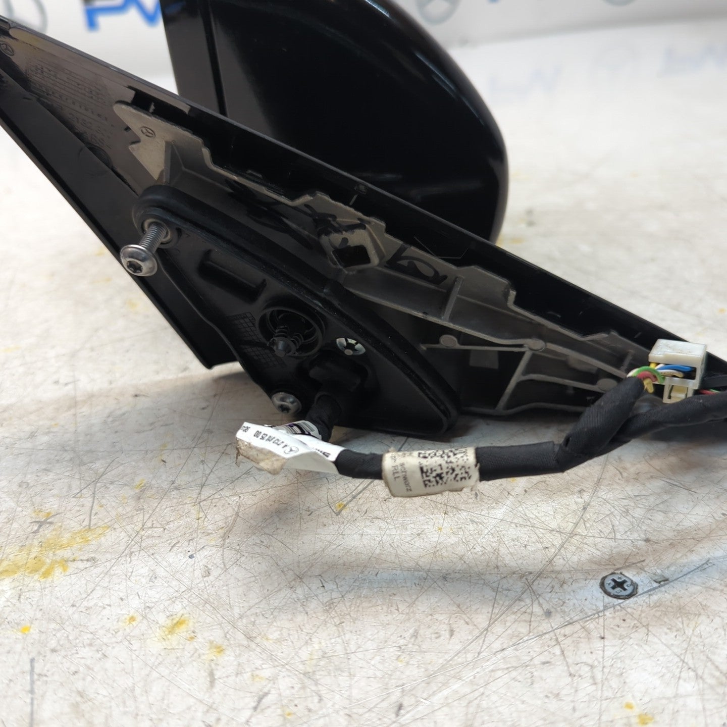 MERCEDES E-CLASS W213 PASSENGER WING MIRROR NS BLACK A2138102500 FMM78