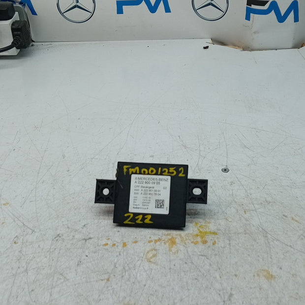 MERCEDES S CLASS W222  REAR CAMERA CONTROL MODULE ECU A2229000905 FM001252