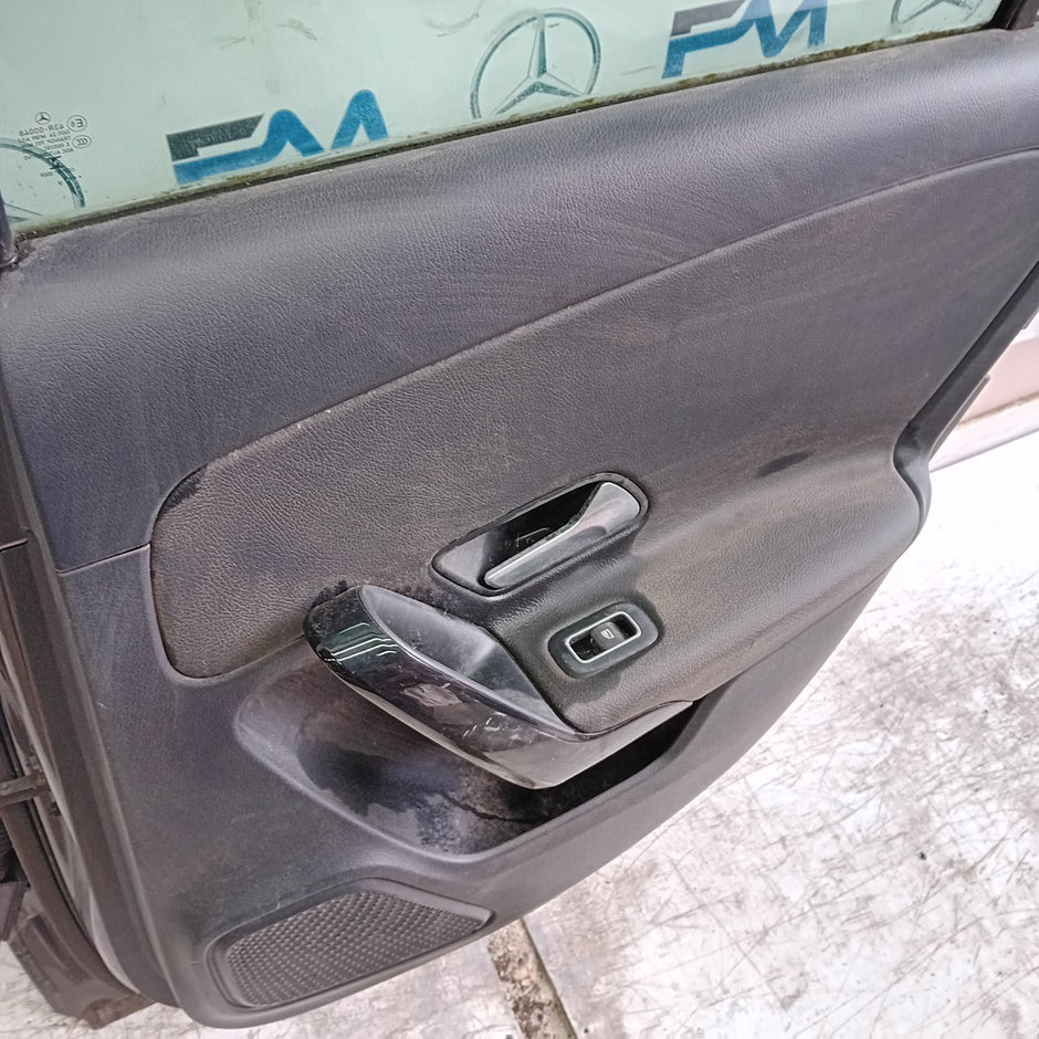 MERCEDES A-CLASS W177 DRIVER REAR DOOR OSR GREY COMPLETE 2018 ON FMD415