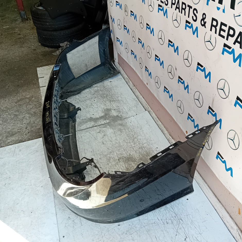 MERCEDES BENZ E-CLASS C207 COUPE REAR BUMPER BLACK 2015 FMX150