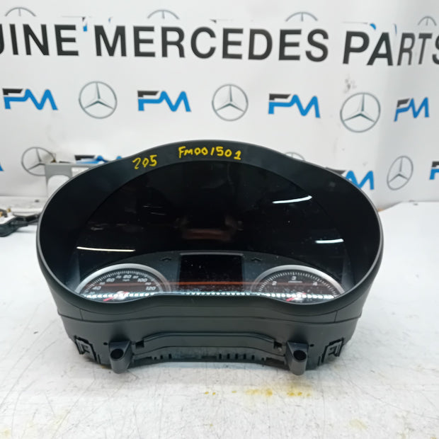MERCEDES C-CLASS W205 SPEEDOMETER INSTRUMENT CLUSTER BLACK A2059009215 FM001501