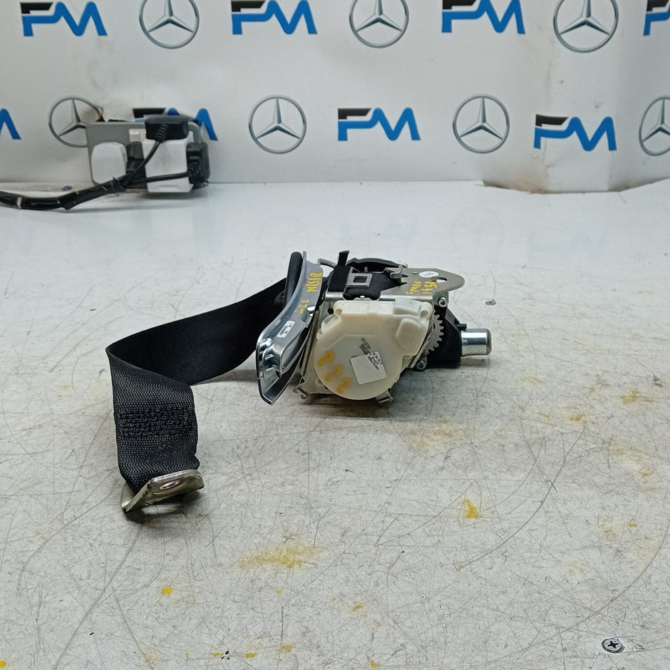 MERCEDES S-CLASS W222 PASSENGER LEFT SEAT BELT BLACK A2228600785 2015 FM001452