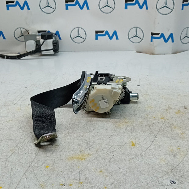 MERCEDES S-CLASS W222 PASSENGER LEFT SEAT BELT BLACK A2228600785 2015 FM001452