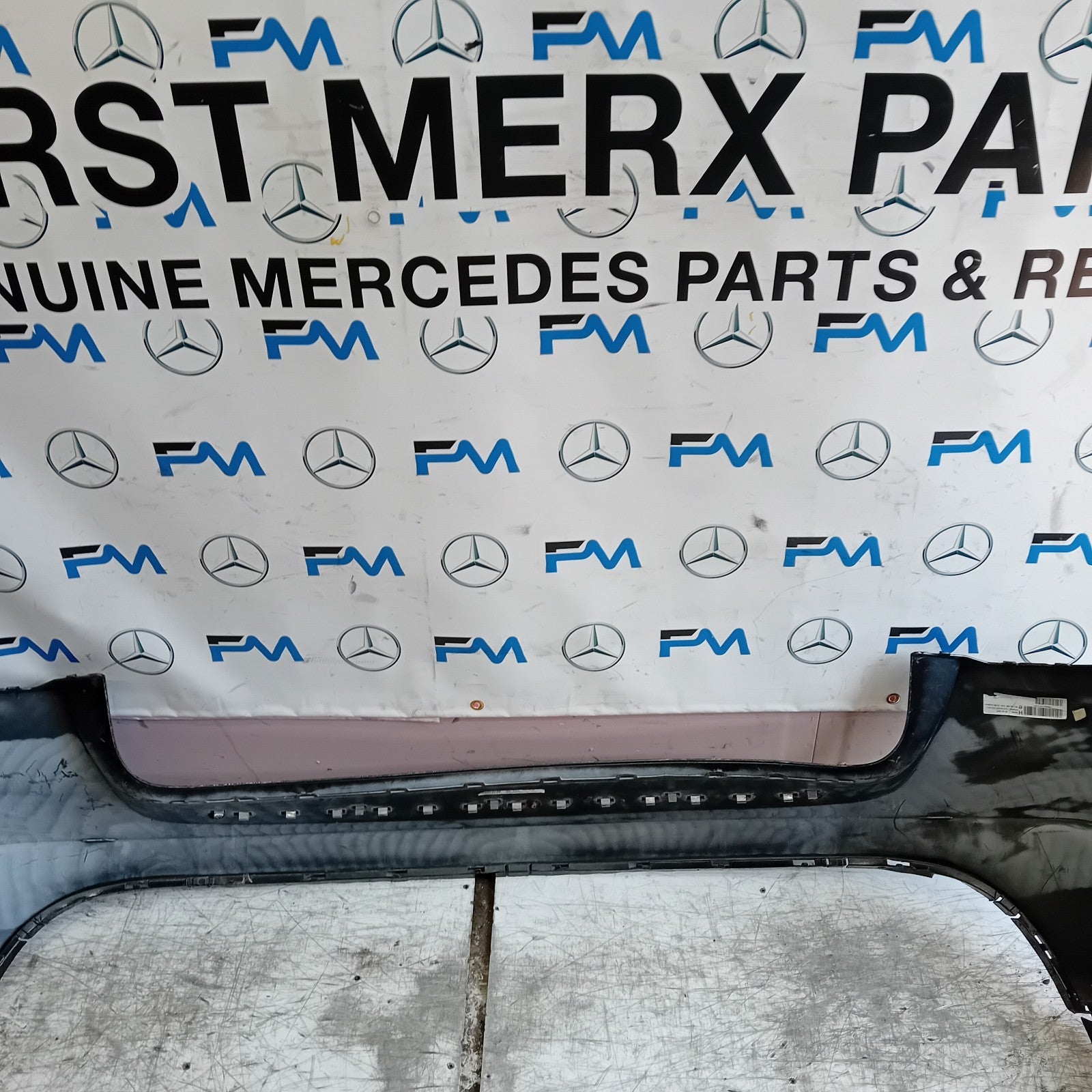 MERCEDES BENZ GLA X156 AMG REAR BUMPER BLACK 2014-19 A1568852425 FMX116