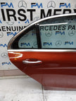 MERCEDES BENZ  C-CLASS W205 DRIVER SIDE REAR DOOR O/S/R COMPLETE RED FMD91