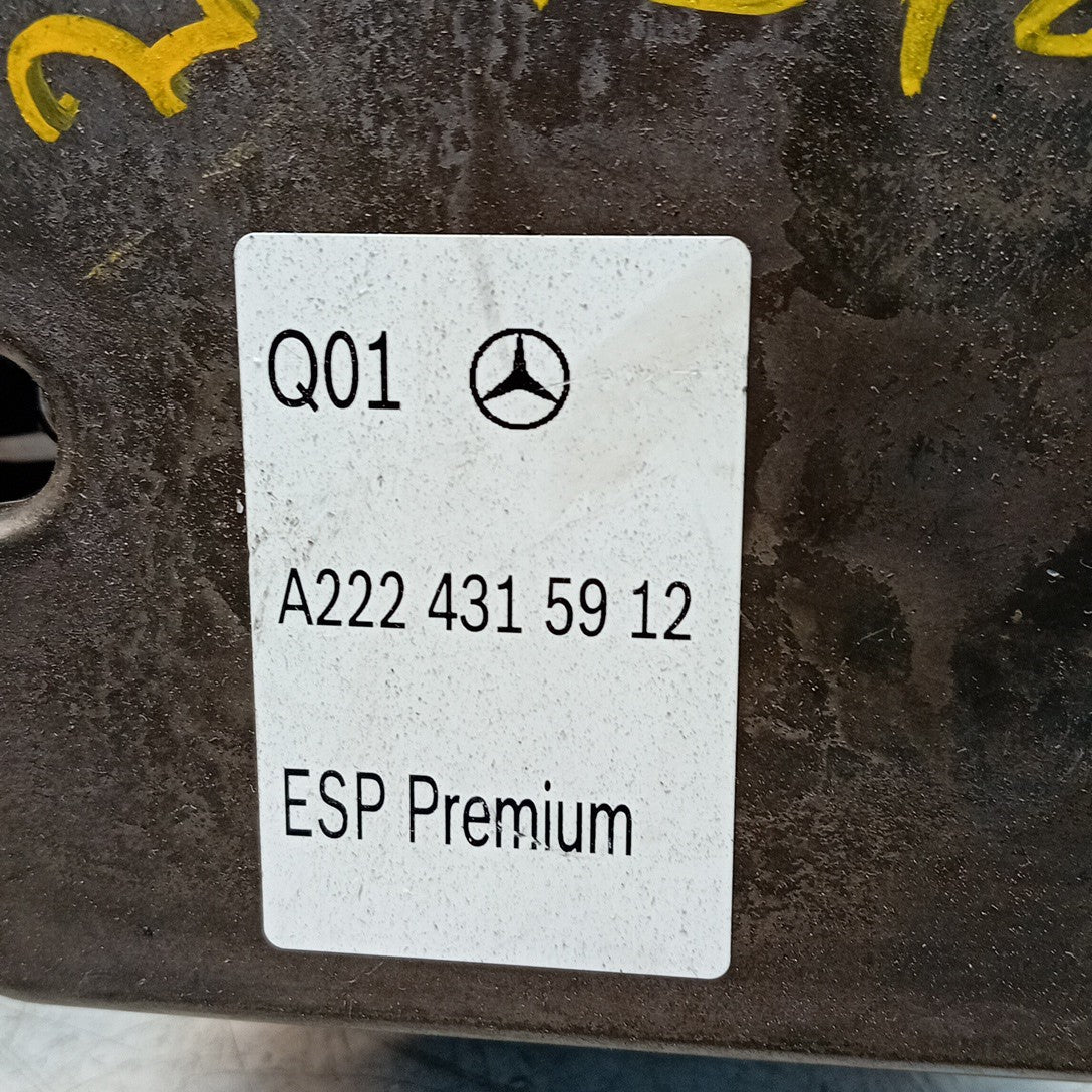 MERCEDES BENZ S-CLASS W222 ABS PUMP MODULE CONTROL UNIT A2224315912 FM001248